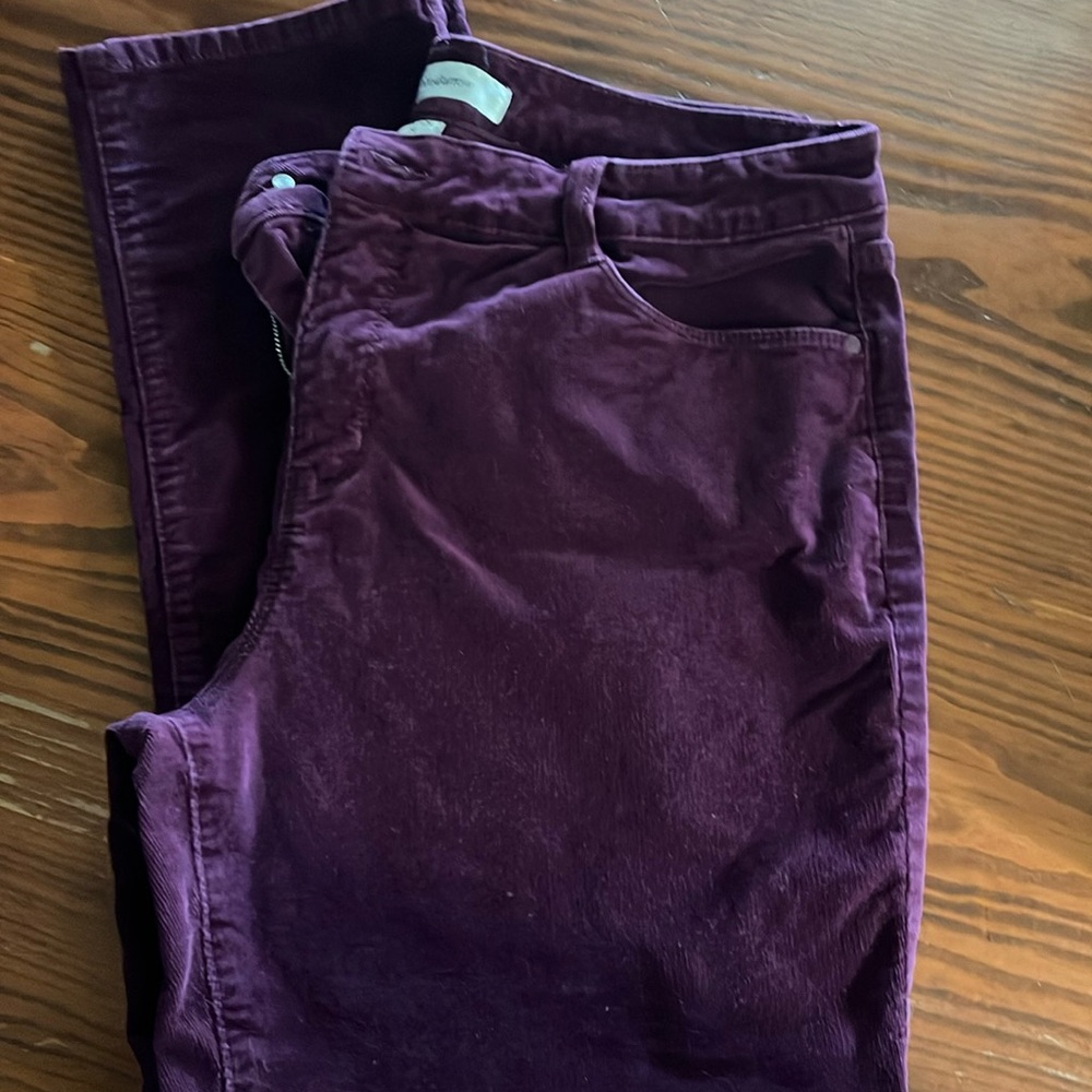 Croft & Barrow size 14 stretch corduroy look jeans